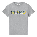KENZO SS21 Logo Printing Round-neck Grey FB52TS8404SA-95
