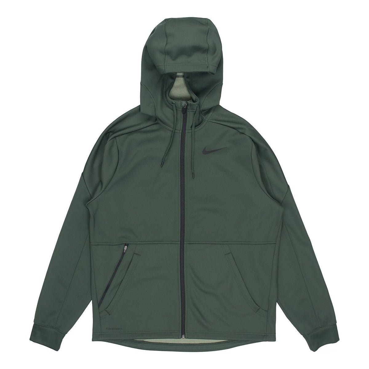 Nike Therma Cardigan Training Hooded Jacket Silver Green Silvergreen CU7359-337
