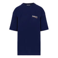 Balenciaga SS21 Printing Round-neck Short Sleeve Blue 641655TIV521195