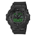 CASIO G-Shock GA-700 Series Analog-Digital 'Black Green' GA-700BEG-1A
