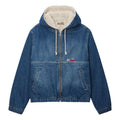 Stussy Denim Sherpa Work Jacket 'Blue' 115725