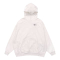 (WMNS) Nike Embroidered Logo Loose Hoodie Autumn White DM6202-030