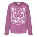 Men's KENZO SS21 Printing Round Neck Sports Purple FB55SW0174MY-82