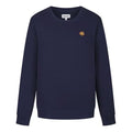 Men's KENZO FW21 Cotton Round Neck Pullover Navy Blue FB65SW0064ML-76