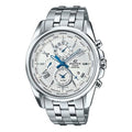 CASIO Quartz Waterproof EDIFICE Stainless Steel Strap White Dial Mens White Analog EFB-301JD-7A
