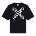 KENZO SS21 Sport Series Logo Letter Printing Male Black FA65TS5024SJ-99