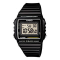 CASIO G Shock Quartz Sports Waterproof Unisex Mens Black Digital W-215H-1A