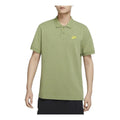 Nike Sportswear Solid Color Logo Embroidered Short Sleeve Polo Shirt Green CJ4457-334