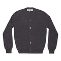 COMME des GARCONS PLAY FW25 x Invader Double Pixel Heart Cardigan 'Gray' AZ-N088-051-3