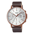 CASIO Male DRESS Japan / South Korea Fashion Sports Rose Gold Analog MTP-E321RL-5AVDF