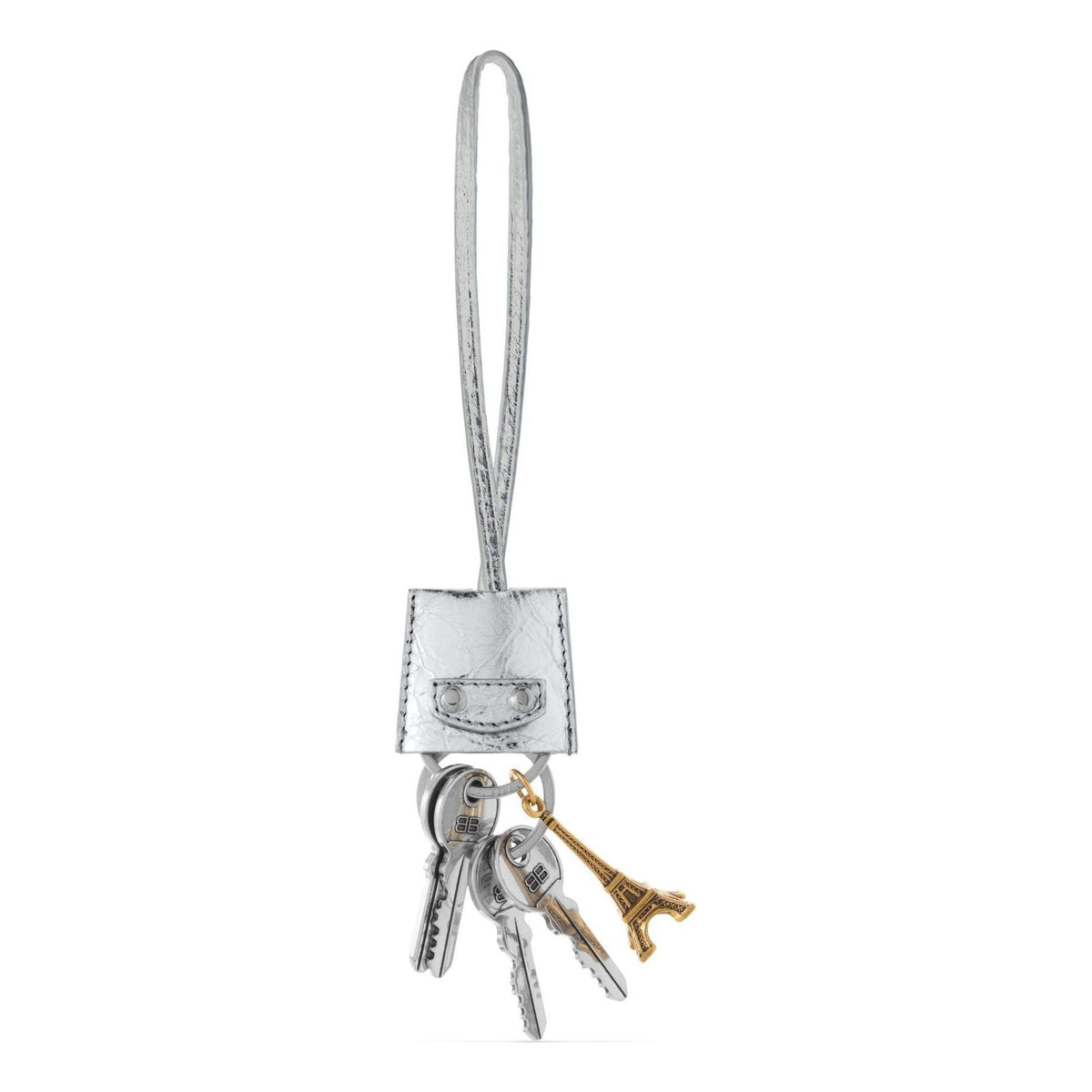 (WMNS) Balenciaga Le City Charm Eiffel Metallized 'Silver' 7956412AA9I8122
