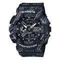 CASIO Baby-G Dual Display Rubber Strap 'Black White' BA-110TX-1A