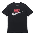 Nike Sportswear Logo Printing Round Neck Short Sleeve Obsidian Color Black AR4994-013