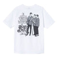 Men's Stussy The Beach Boy Band Portrait Short Sleeve Unisex White 3903704