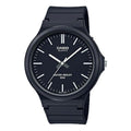 CASIO Waterproof Unisex Black Analog MW-240-1E