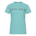 KENZO Multicolor Alphabet Logo Short Sleeve Blue Green FA5-2TS821-936-60