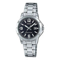 CASIO Female DRESS Japan / South Korea Fashion Black Analog LTP-V004D-1B2UDF