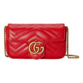 (WMNS) Gucci GG Marmont Matelasse Super Mini Bag 'Red' 476433-DTDHT-6832