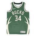 Nike NBA Retro Basketball Jersey/Vest SW Fan Edition Milwaukee Bucks Alphabet 34 Green Army green CN9939-323