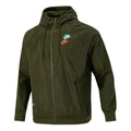 Nike Embroidered Logo Sports Woven Hooded Jacket Olive Green DM7924-326