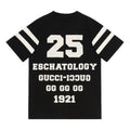 Gucci SS21 1921 Series Alphabet Printing Casual Short Sleeve Black 660744-XJDKK-1289