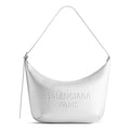 (WMNS) Balenciaga Mary-kate Sling Bag Metallized 'Silver' 7717332AAKE8110