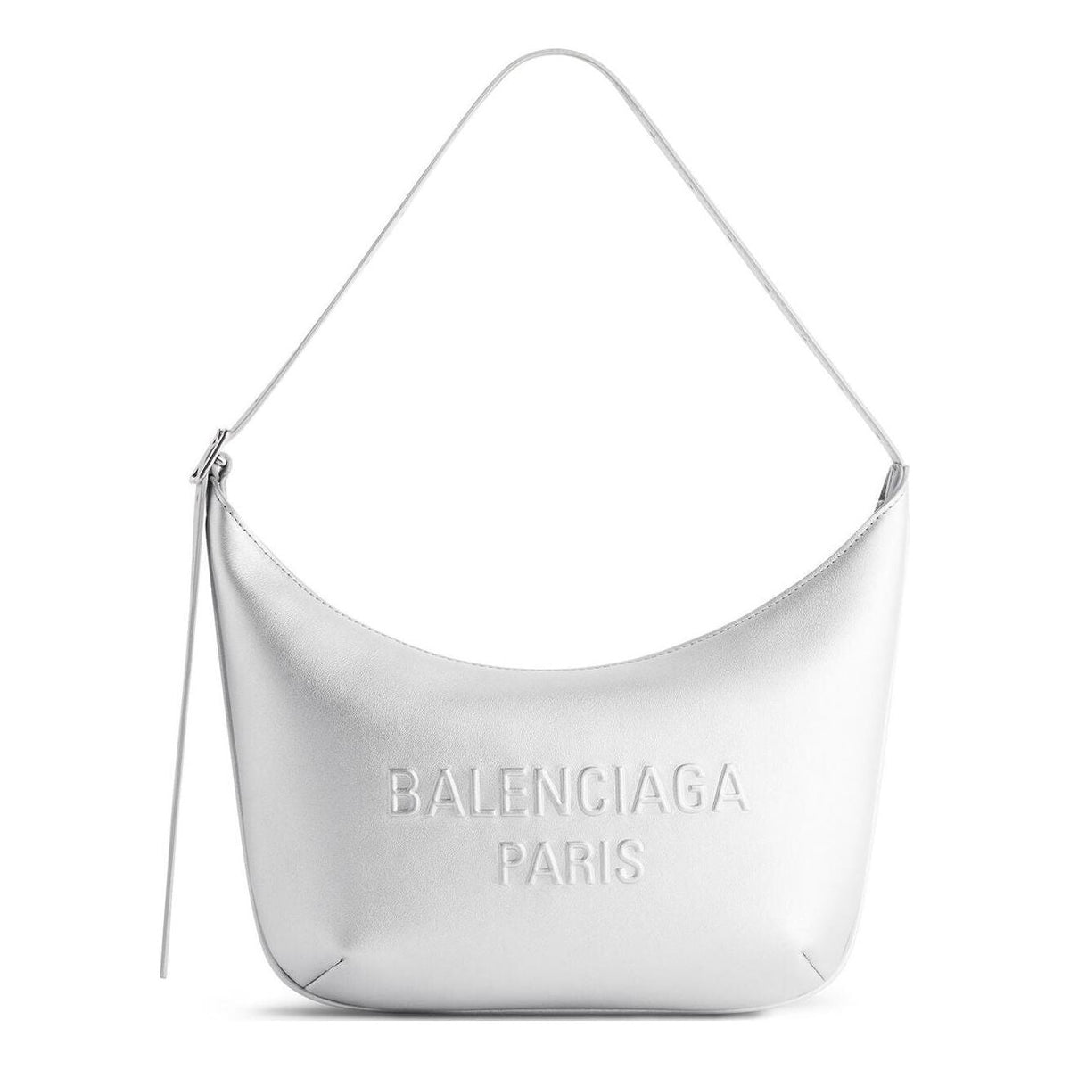 (WMNS) Balenciaga Mary-kate Sling Bag Metallized 'Silver' 7717332AAKE8110