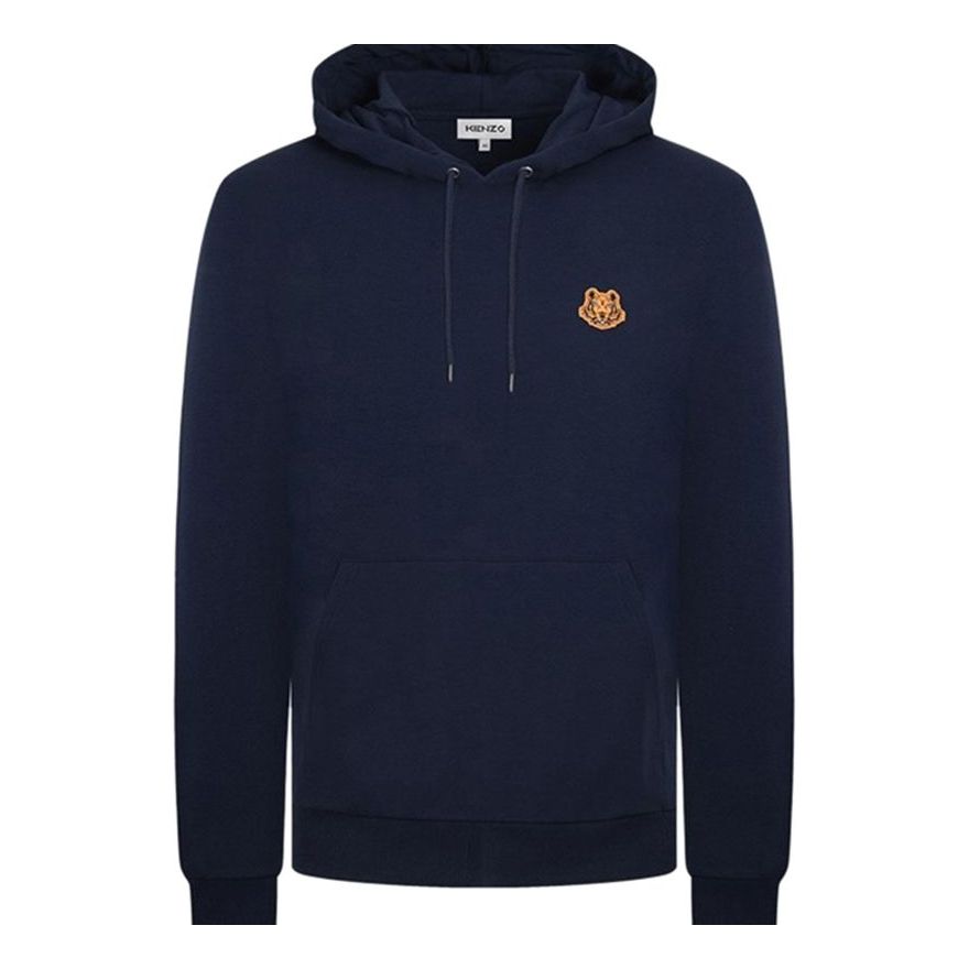 Men's KENZO FW20 Tiger Head Embroidered Sports Navy Blue FA65SW3604MD-76