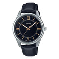 CASIO DRESS Series Vintage Business Fashion Belt Men s Mens Black Analog MTP-V005L-1B5
