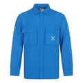 Men's KENZO SS21 Little X Long Sleeves Shirt Blue FB55CH5209CO-69