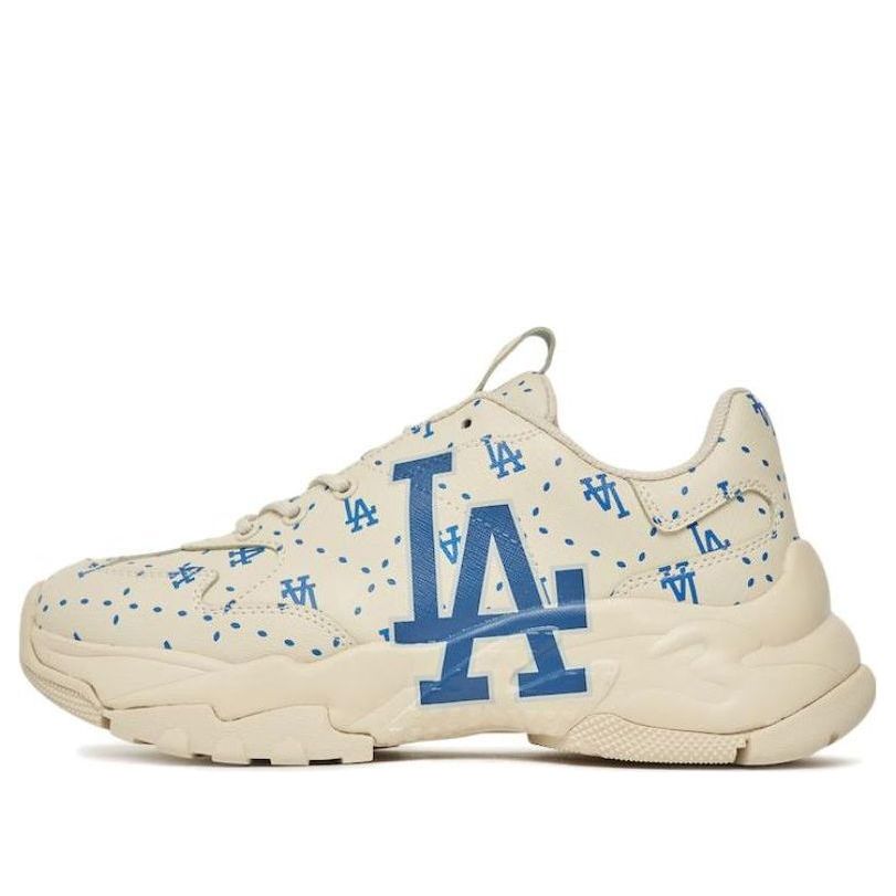 (WMNS) MLB Bigball Chunky Monogram LA Dodgers 'Beige White Blue' 3ASHMS13N-07IVS