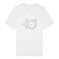 Nike Dri-FIT KD Logo Geometry Pattern Printing Solid Color Short Sleeve White DQ1876-100