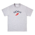 NOAH Unisex Nyc Winged Foot Logo Athletic Heather Printed Tee Grey T13SS19ATH