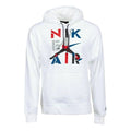Air Jordan 4 M J Lgc Po Chest Printing Drawstring Hoodie 'White' CQ8291-100