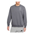 Nike French Terry Swoosh Gradient Round Neck Pullover Iron gray DB9408-022