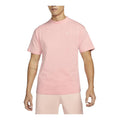 Men's Nike Solid Color Logo Casual Sports Short Sleeve Pink T-Shirt DA0321-697