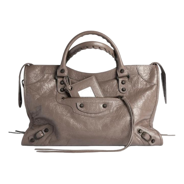 (WMNS) Balenciaga Le City Bag Medium 'Dark Noix' 8657602ACFH5848