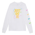 Nike MENS Brandmarks Jdi Casual SportsLong Sleeve White DB6189-100
