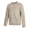 Nike French Terry Swoosh Embroidered Round Neck Sports Pullover Couple Style light grey DB9408-277