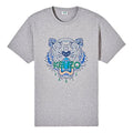 Men's KENZO Tiger Head Printing Short Sleeve Gray F965TS0504YA-94