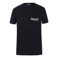 Balenciaga Alphabet Logo Printing Short Sleeve Black 612964TIV521070