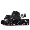 (WMNS) UGG OH Yeah Spots Sandals Black 1118165-BLK