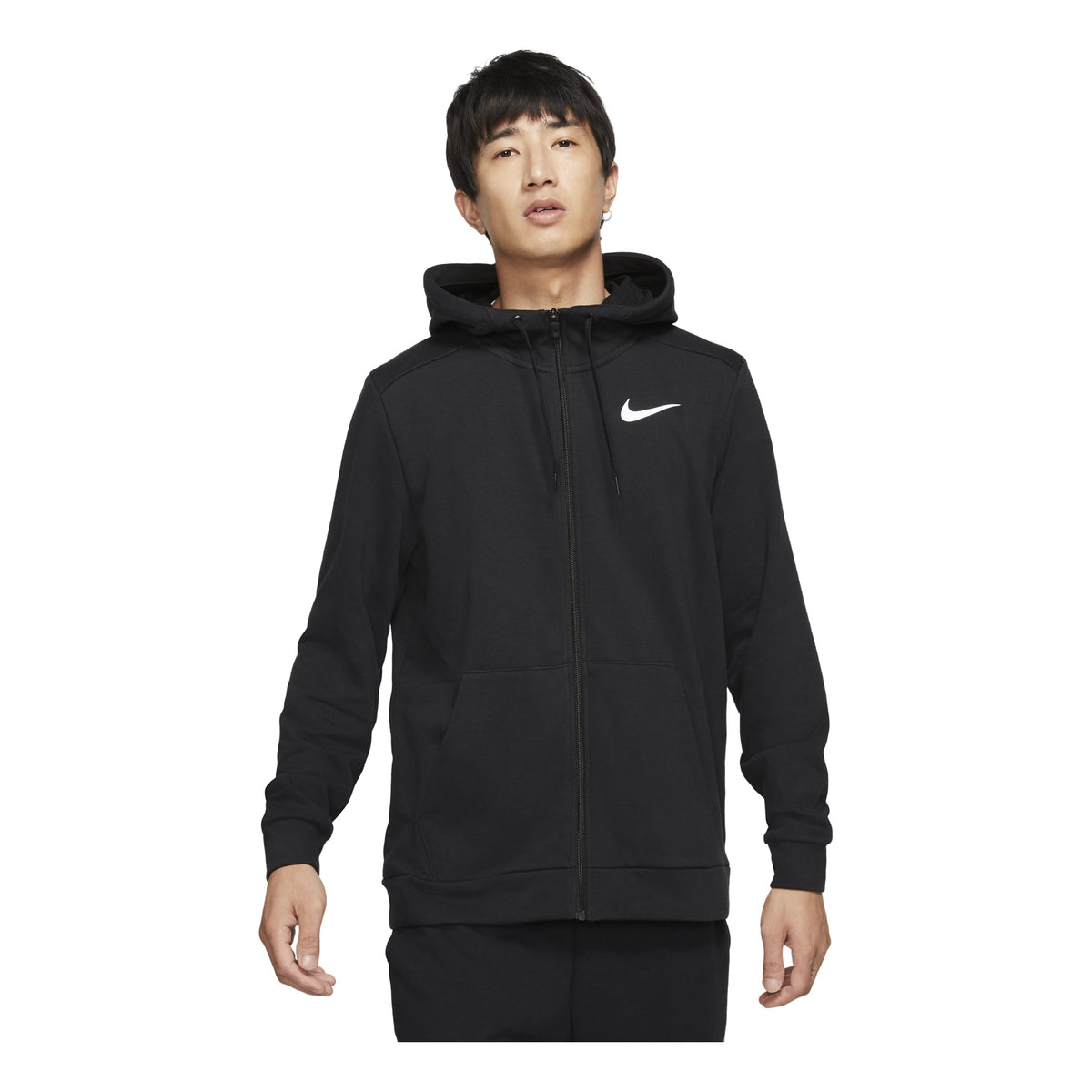Nike Dry Fleece Full Zip Hoodie Asia Sizing 'Black' CZ6377-010