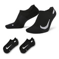 Nike Casual Sports Breathable Running Socks Couple Style 2 Pairs Black SX7554-010