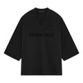 Fear of God Essentials Heavy Jersey Football T-shirt 'Jet Black' 125SP244104F