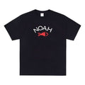 NOAH NYC Fishbone Logo Tee Black Logo Tee T29SS19BLK