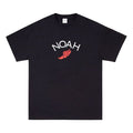 NOAH Nyc Winged Foot Logo Tee Black Short Sleeve t Unisex T13SS19BLK