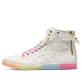 (WMNS) ASICS Double Clutch Milk White Retro Casual High Board Shoe 'White Pink' 1202A079-101