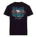 KENZO Holiday Capsule Tiger Embroidery Round-neck Short Sleeve Black F962TS9534Y8-99
