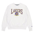 Men's Nike NBA Los Angeles Lakers Fleece Lined Stay Warm Pullover Round Neck Sports Gray White DN4905-051